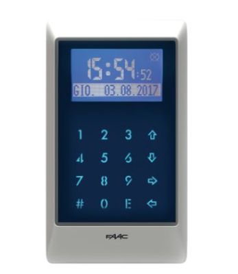 FAAC 105923 13.56 Mhz Mifare XKPR1356D Display Keyboard Proximity Reader