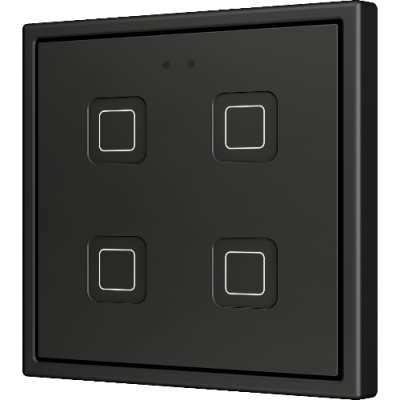 ZENNIO ZVITR70X4A Tecla RGB 70 X4. Pulsante capacitivo in PC-ABS 70x