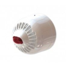 ARITECH FIRE ASW366W Indoor multi-tone piezo-electronic siren with low profile base for wall installation complete with flashing light