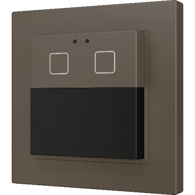 ZENNIO ZPDW2V2M Presentia W2 v2. KNX motion detector for wall mounting - 2 buttons - Mocha