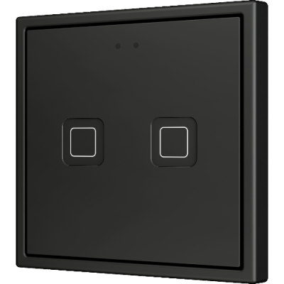 ZENNIO ZVITR70X2A Tecla RGB 70 X2. Pulsante capacitivo in PC-ABS 70x