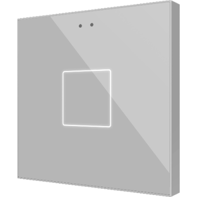 ZENNIO ZVIFR1S FLAT RGB 1. PULSANTE CAPACITIVO IN VETRO -