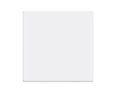 ZENNIO 830001709 Cover interruttore singolo ZS55, bianco opaco