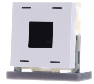 MDT BE-TAS6304.01 KNX pulsante Smart 63 4 volte con display a colori, bianco da studio lucido, BE-TAS6304.01