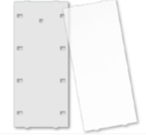 MDT ZSFA55P8 Copri cartiglio per Push Button Plus BE-TA55P8.x1 - ZSFA55P8