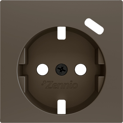 ZENNIO ZS55CSC1USM ZS55. Schuko socket cover with USB C 55x55 mm - Mo