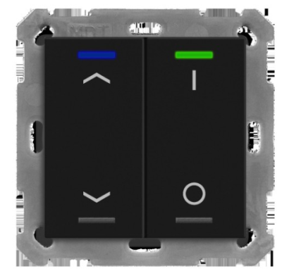 BE-TAL55T206.C1 Tecnologie MDT KNX Taster Light 55 2 lati