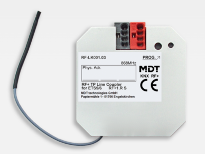 MDT RF-LK001.03 Accoppiatore di linea KNX RF+, da incasso