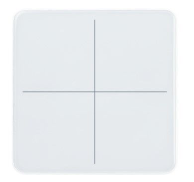 ELSNER 71130 KNX eTR M4- signal white RAL 9003 4-gang Push Button