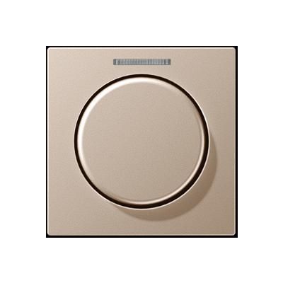 JUNG A1540KO5CH Mascherina con uscia luce per pulsante rotativo KNX- champagne