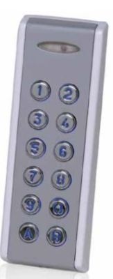 ABTECNO XPR-INOX-C TASTIERA LINEA SLIM GRIGIO/CROMATO