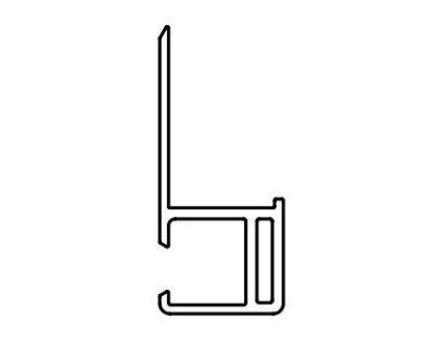 FAAC 105809 VERTICAL PROFILE FOR SINGLE DOOR OPENING L=5,200 TK20