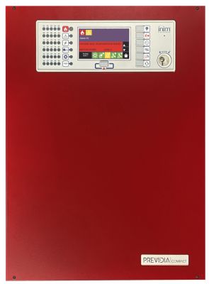 INIM FIRE PREVIDIA-C200LZER Analogue addressed fire alarm control unit equipped with 2 LOOP - Color Red