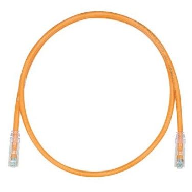 PANDUIT UTPSP1MORY Copper Patch Cord- Cat 6- Orange UTP Cable- 1 Meter