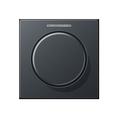 JUNG A1540BFKO5ANM Mascherina con uscia luce per pulsante rotativo KNX- antracite opaco