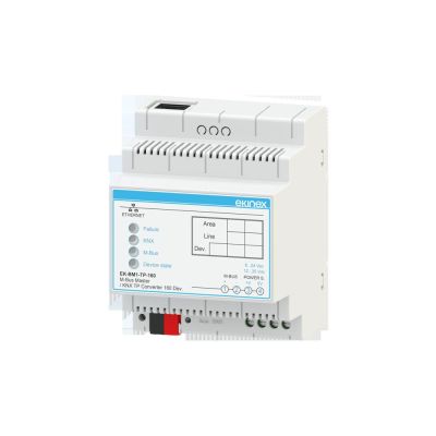 EKINEX EK-BM1-TP-20 M-Bus Master gateway - KNX TP - 20 devices - KNX compatible
