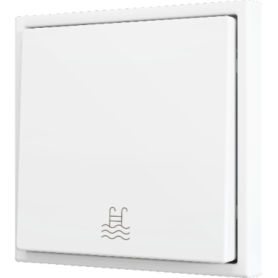 ZENNIO ZS701PB1MWC ZS70. Simple Soft push button for 1 binary input 7