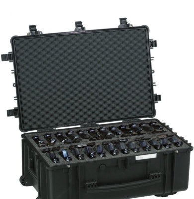 GT LINE 7630.B.24P suitcase 76 cm long, black - for 24 guns + 48 Ca