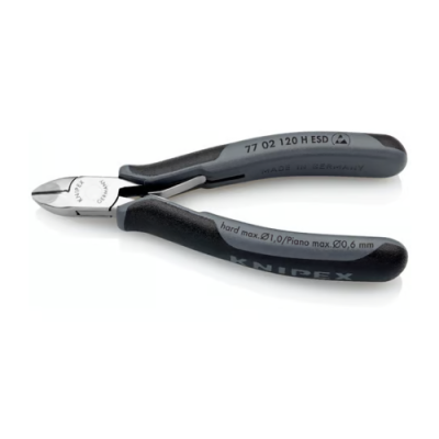 KNIPEX 77 02 120 H ESD Side cutter for electronics