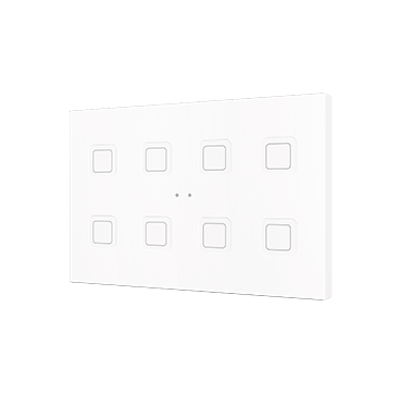 ZENNIO ZVITRXL10A Tecla RGB XL 10. Pulsante capacitivo in PC-ABS - 1