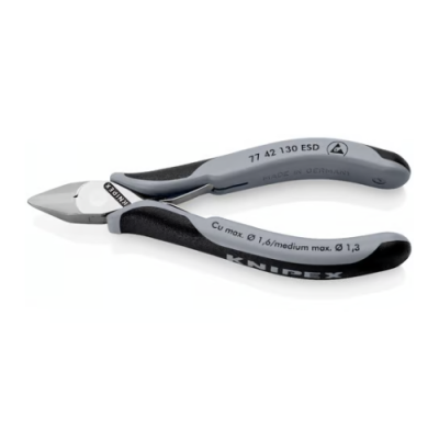 KNIPEX 77 42 130 ESD Side cutter for ESD electronics