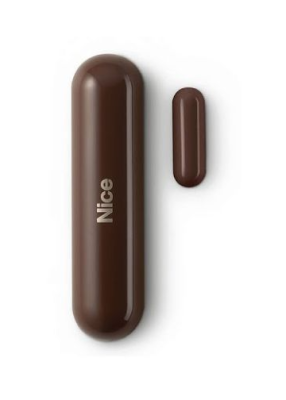 NICE "D/W-CONTROL BR" Door/window and temperature sensor, brown 868.4 MHz