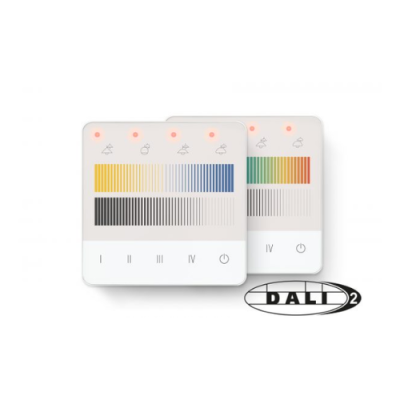 LUNATONE 24035290-PS-G10A capacitive Touchpanel with 4 LEDs to indicate sele