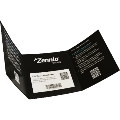 ZENNIO ZLICZVBX ZenVoice. Voice Control License for Z50, Z70 &amp; Z10