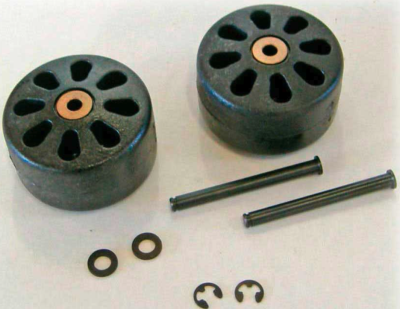 GT LINE KIN.1031 2 wheels, black (mod. 5140)