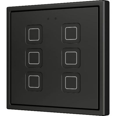 ZENNIO ZVITR70X6A Tecla RGB 70 X6. Pulsante capacitivo in PC-ABS 70x