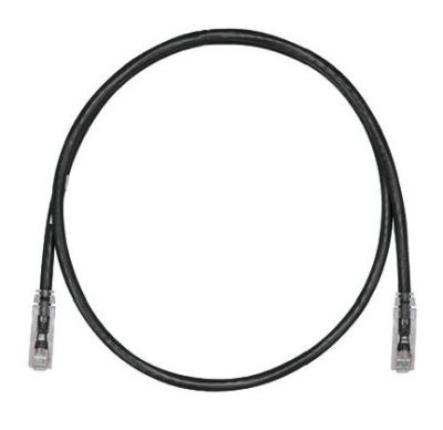 PANDUIT UTPSP5MBLY Copper Patch Cord- Cat 6- Black UTP Cable- 5 Mets