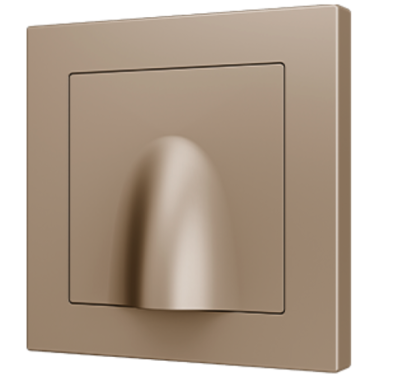 ZENNIO 830002104 ZS55. Cable outlet cover 55x55 mm - Champagne