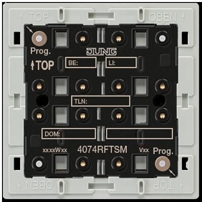 JUNG 4074RFTSM Pulsantiera radio KNX RF 4 canali