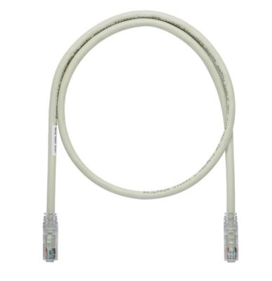 PANDUIT UTP6A1MGY Patch Cord in Rame- Cat 6A- Gray UTP Cable- 1 meter