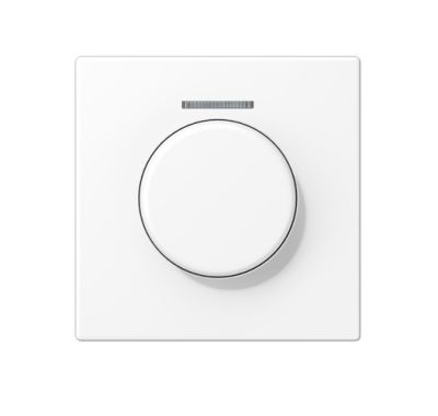 JUNG LS1940KO5WWM Mascherina con uscia luce per pulsante rotativo KNX- bianco alpino opaco