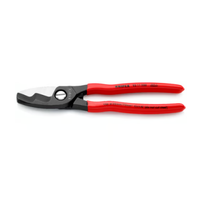 KNIPEX 95 11 200 Cable cutter with double edge