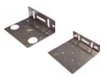 ABTECNO APE-589/2000 COPPIA STAFFE INOX PER FOTOCELLULA E CATADIOTRO 