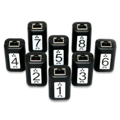 SOFTING 226528 Set of 8 (#1 - #8) Wiremap Identifiers for Cable More
