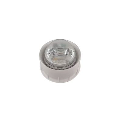 NOTIFIER WWA-PC-I02 Siren with flashing light with white body and LED bia