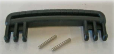 GT LINE KIN.0479 Handle, black, black rubber coating (mod. 3
