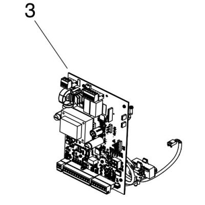 FAAC RICAMBI 63003530 SCHEDA E781S LC 230V
