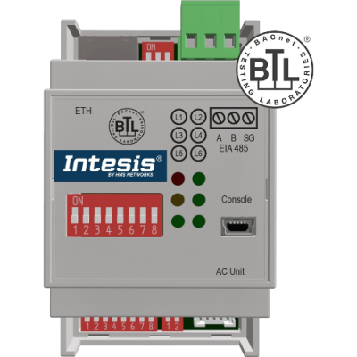 INTESIS INBACPAN001I000 Panasonic Etherea AC unit to BACnet IP/MSTP interface - 1 unit
