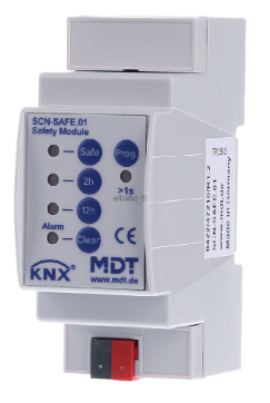 MDT SCN-SAFE.01 Modulo di sicurezza KNX, 2TE, REG - Modulo di sicurezza KNX, MDU 2SU per automazione domestica 