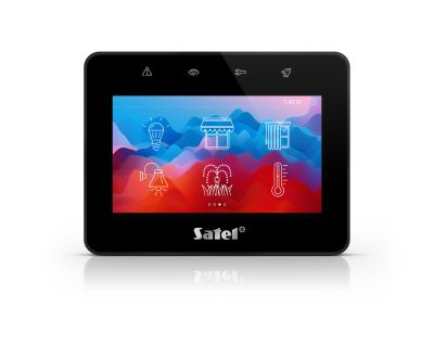 SATEL INT-TSG2R-B 4.3" customizable touch keyboard, with reader