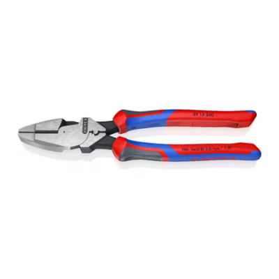 KNIPEX 09 12 240 Pollicillineman's Pliers inch universal clamp