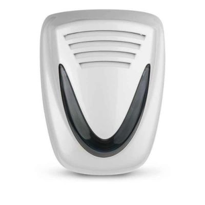 VENITEM 20.200.426 MURANO LS glossy anthracite grey/smoked EN50131-4 siren with double micro anti-shock anti-foam system against violent shocks