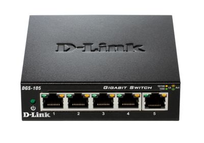 D-LINK DGS-105 GIGA 10/100/1000 M 5-PORT SWITCH