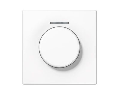 JUNG LS1940KO5WW Mascherina con uscia luce per pulsante rotativo KNX- bianco alpino