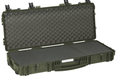 GT LINE 9413.G 94 cm long suitcase, green with pre-cubed sponge