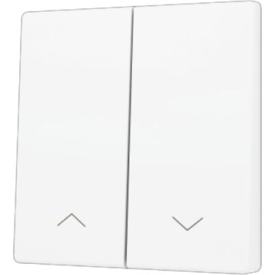 ZENNIO ZS55CSOFT22SHMW ZS55. Cover for Double KNX Soft push button 55x55